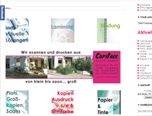 Tablet Screenshot of copythek-weber.de